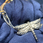 Claire's Dragonfly Scarf Ring - Handmade in England