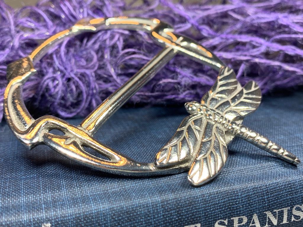 Claire's Dragonfly Scarf Ring - Handmade in England
