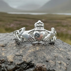 Finnea Irish Claddagh Ring in Sterling Silver