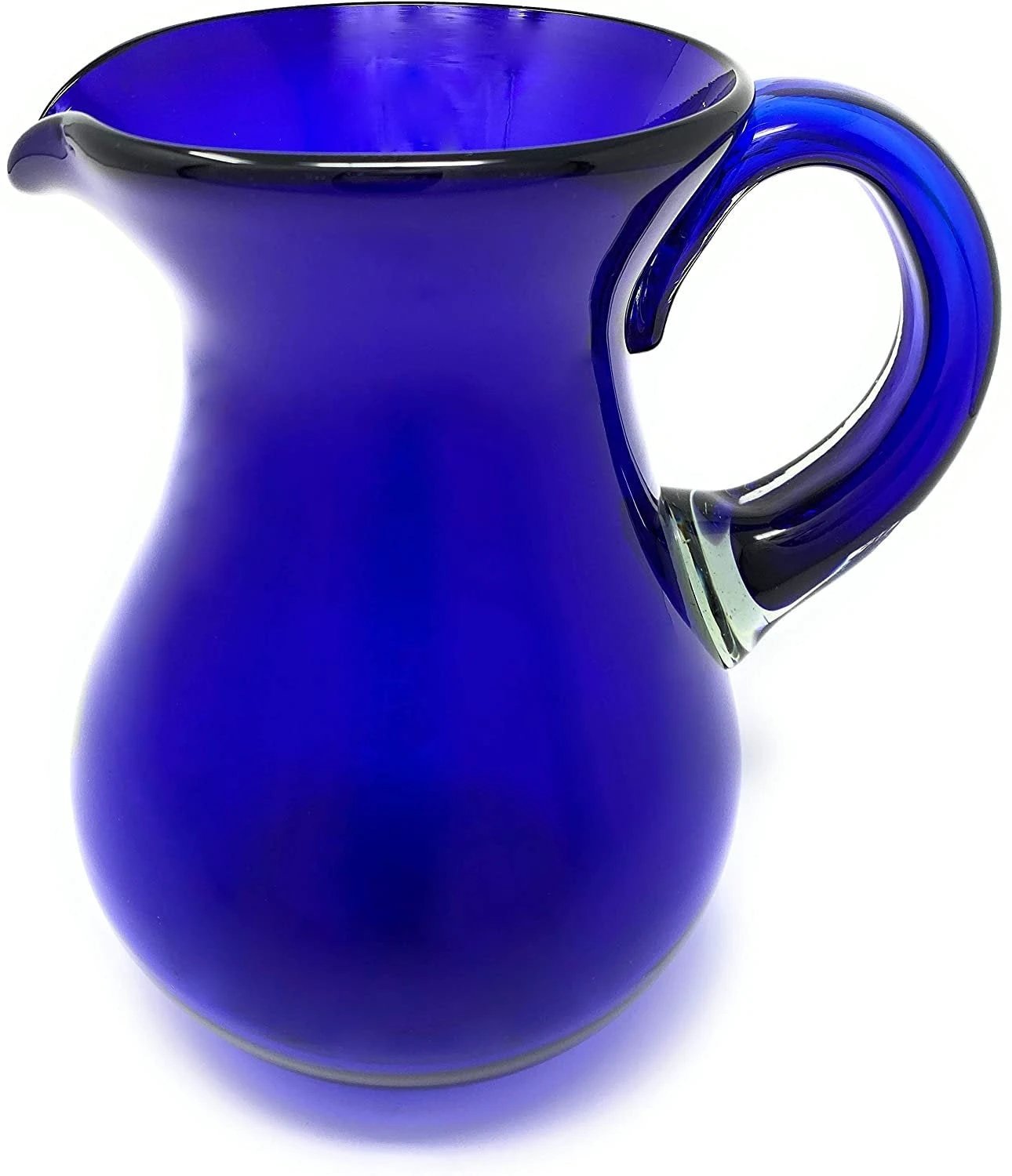 Pure Cobalt Glass Pitcher – Juice, Margaritas, Water, Lemonade (84 oz) by Dos Sueños