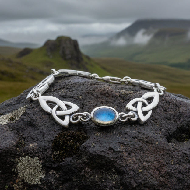Charlene Moonstone Bracelet in Sterling Silver