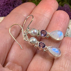 Ava Moonstone Earrings for Women
