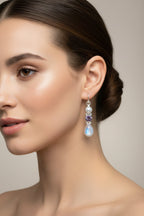 Ava Moonstone Earrings for Women