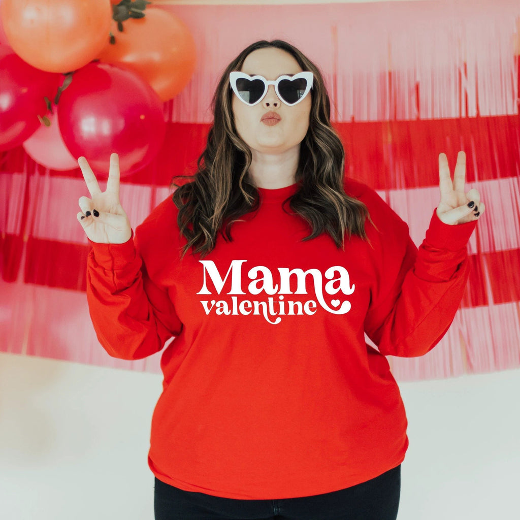 Mama Valentine adult Sweatshirt by Benny and Ray Apparel
