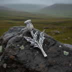 Balmoral Scottish Thistle Kilt Pin - Handmade in Scotland