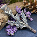 Balmoral Scottish Thistle Kilt Pin - Handmade in Scotland