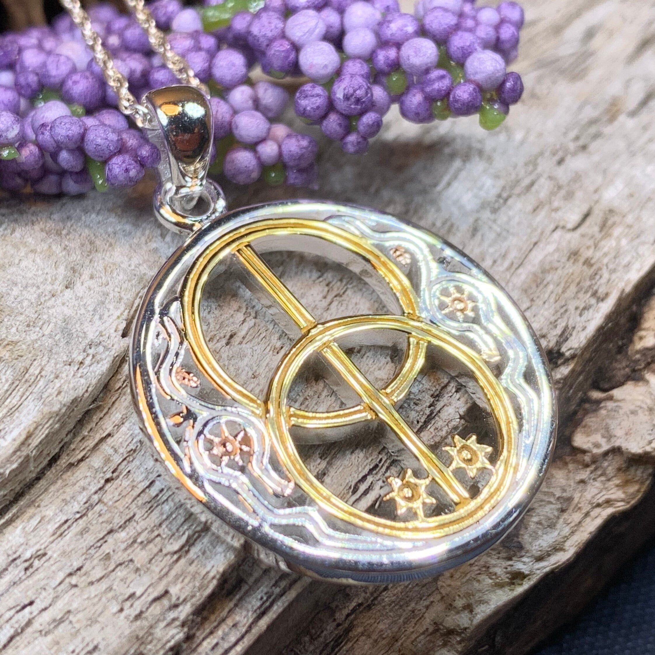Reganne Chalice Well Necklace in Sterling Silver