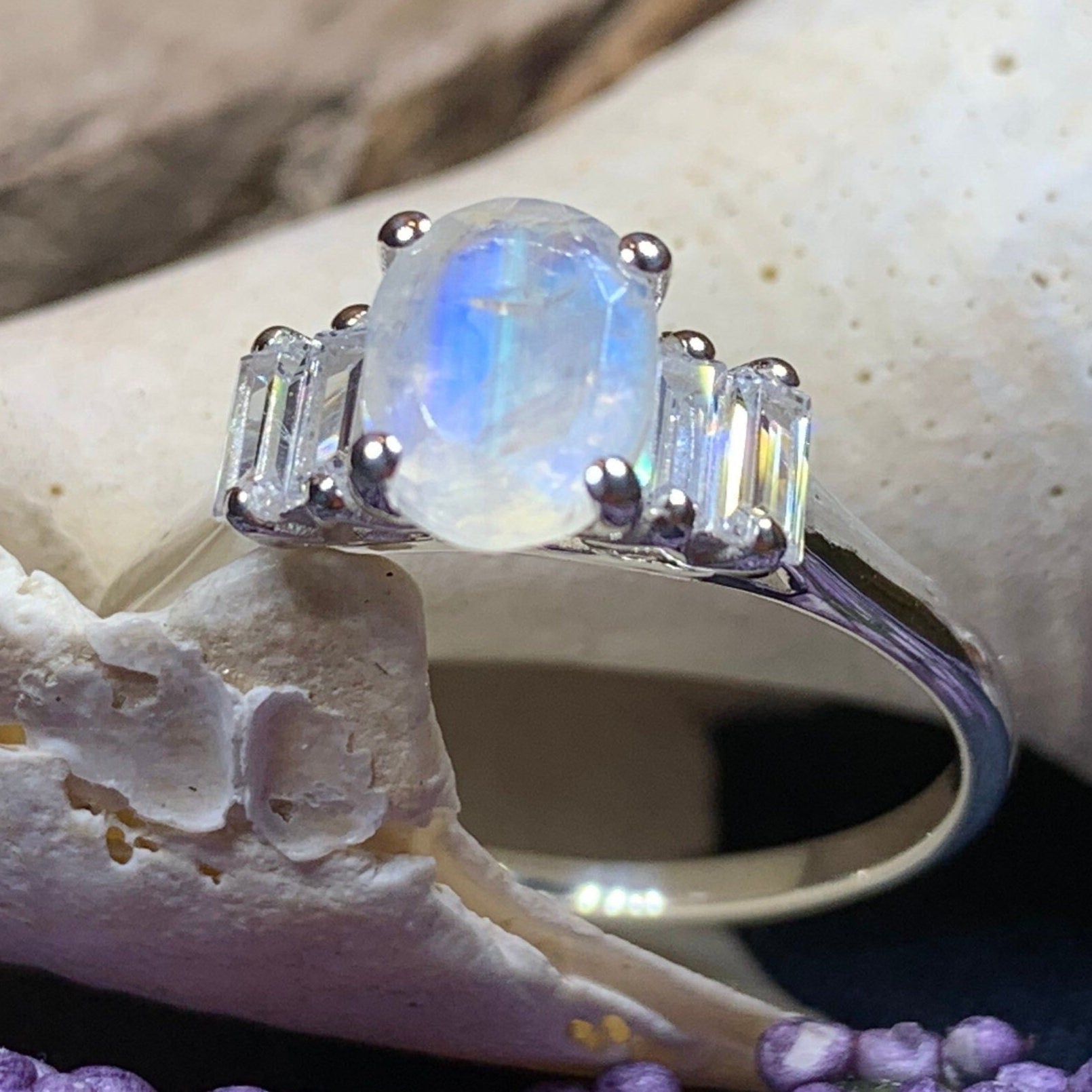 Luna Di Moonstone Ring,
