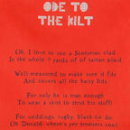 Ode to the Kilt Scottish Mug