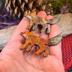Zola Fox Brooch - Handmade in Scotland