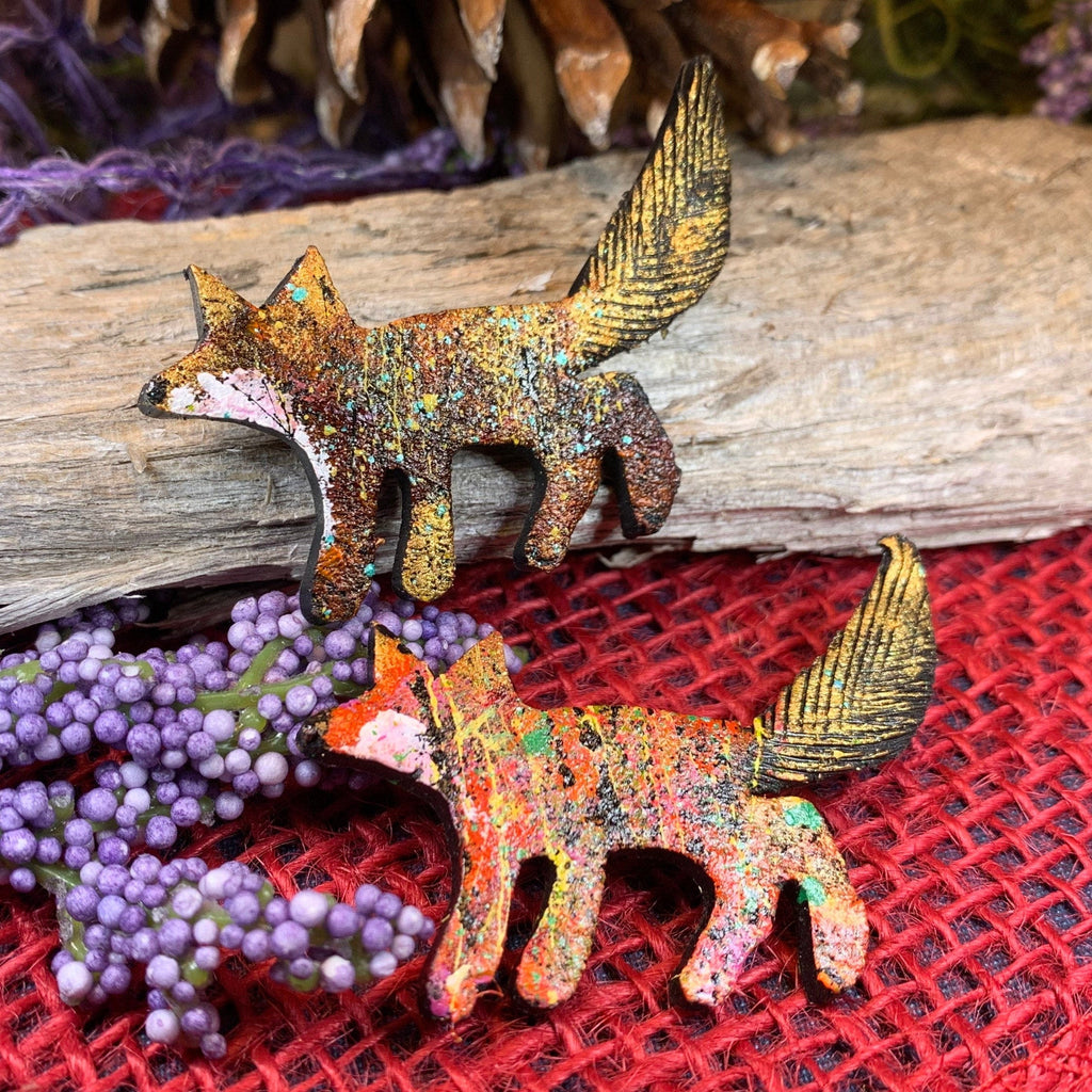Zola Fox Brooch - Handmade in Scotland