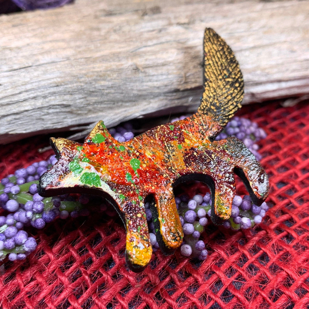 Zola Fox Brooch - Handmade in Scotland