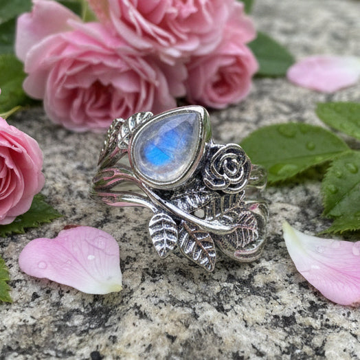 Wild Irish Rose Ring in Sterling Silver