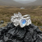 Wild Irish Rose Ring in Sterling Silver
