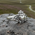Amrynn Irish Claddagh Ring in Sterling Silver