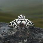 Amrynn Irish Claddagh Ring in Sterling Silver