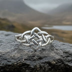 Lilou Celtic Knot Ring in Sterling Silver
