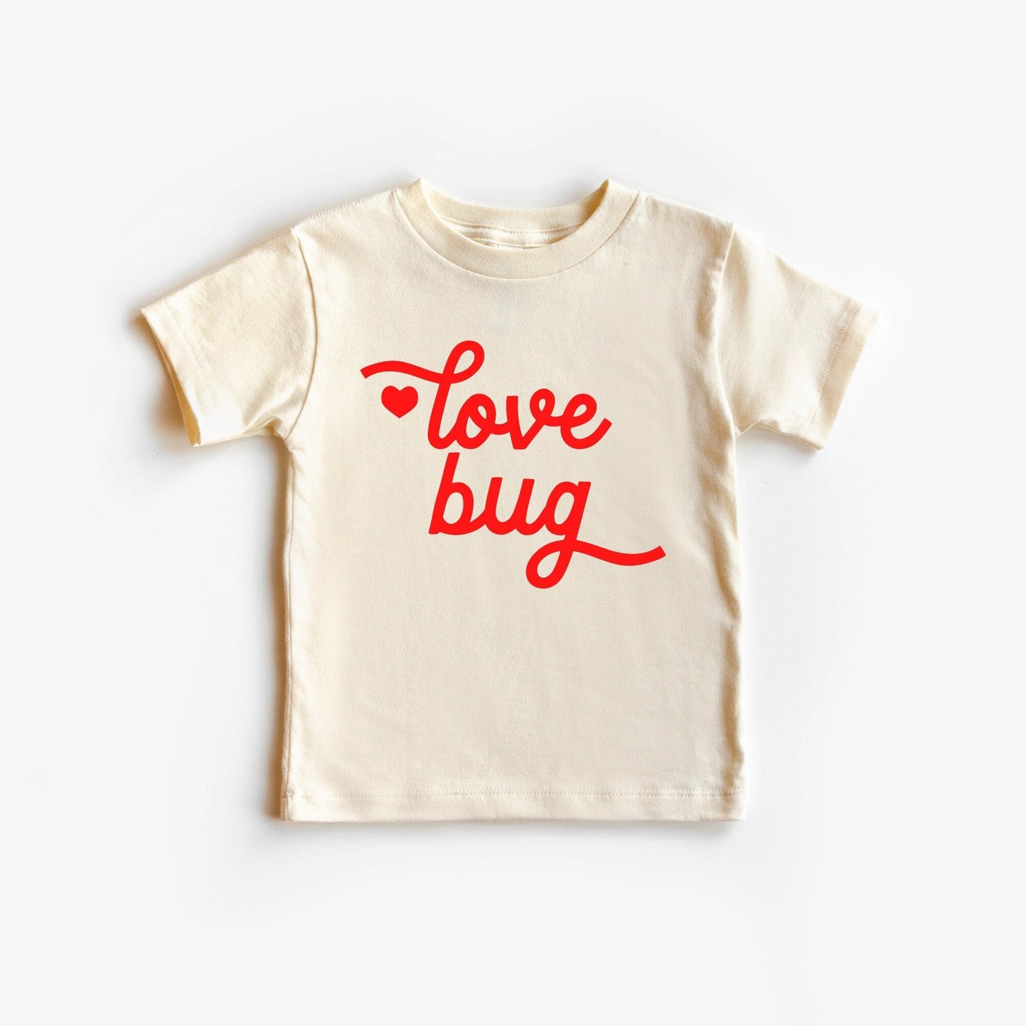 Love Bug toddler and youth tee shirt, Valentine's Day collection by Benny and Ray Apparel