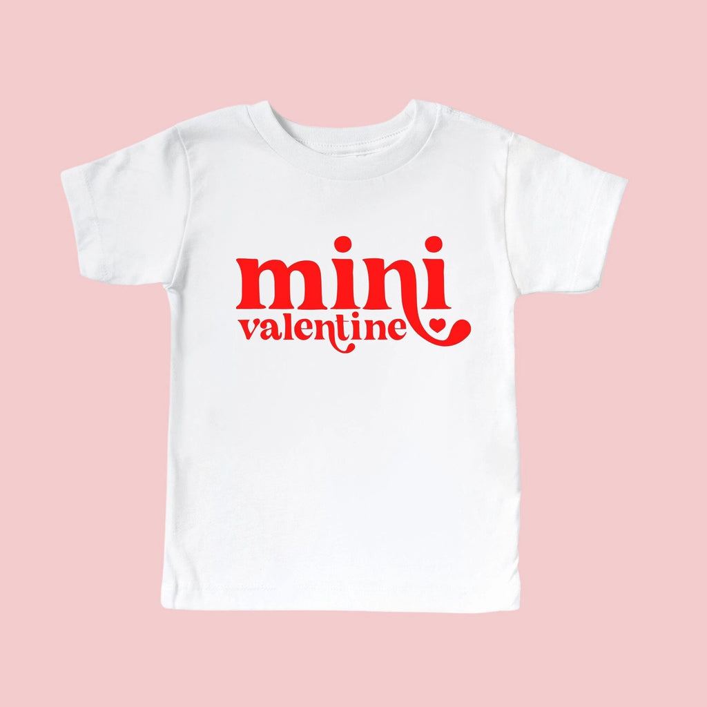 Mini Valentine toddler or youth tee shirt, Valentine's Day collection by Benny and Ray Apparel