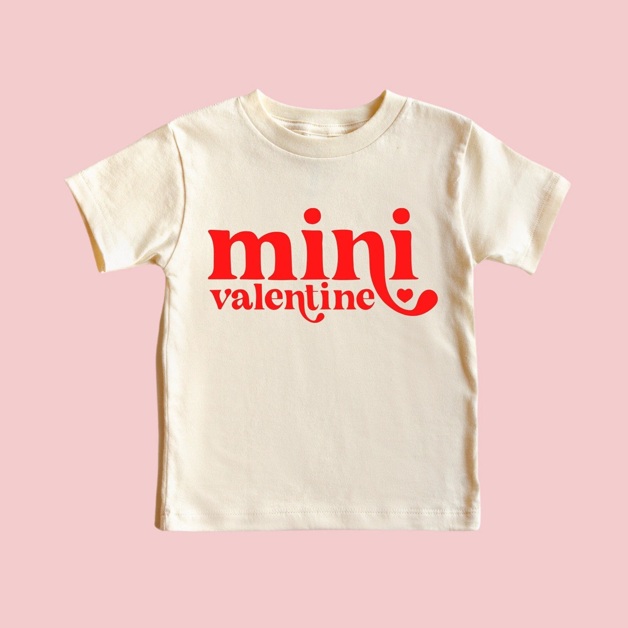 Mini Valentine toddler or youth tee shirt, Valentine's Day collection by Benny and Ray Apparel