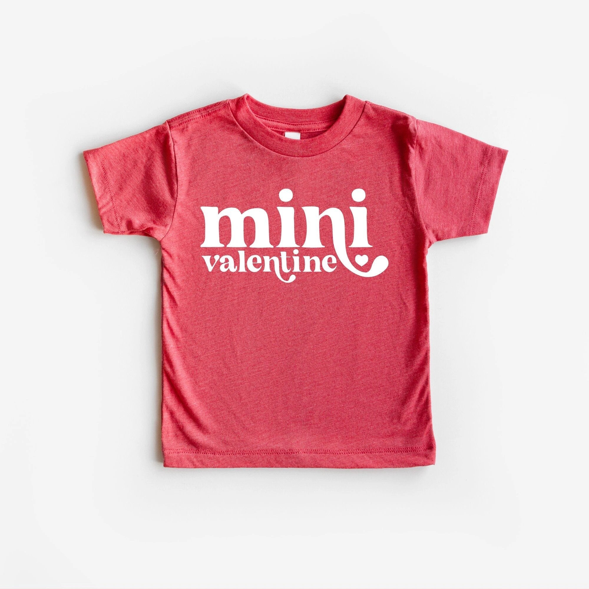 Mini Valentine toddler or youth tee shirt, Valentine's Day collection by Benny and Ray Apparel