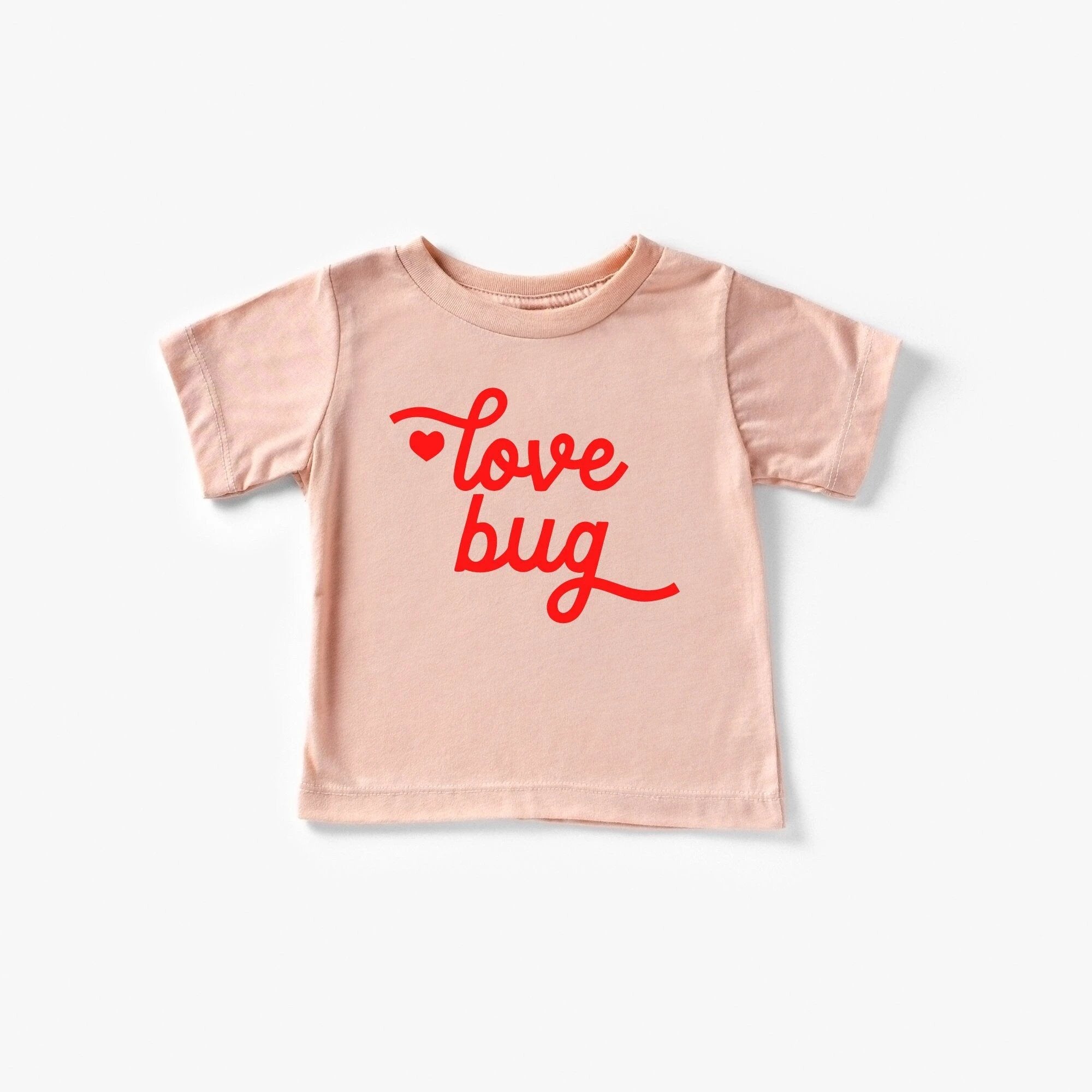Love Bug toddler and youth tee shirt, Valentine's Day collection by Benny and Ray Apparel