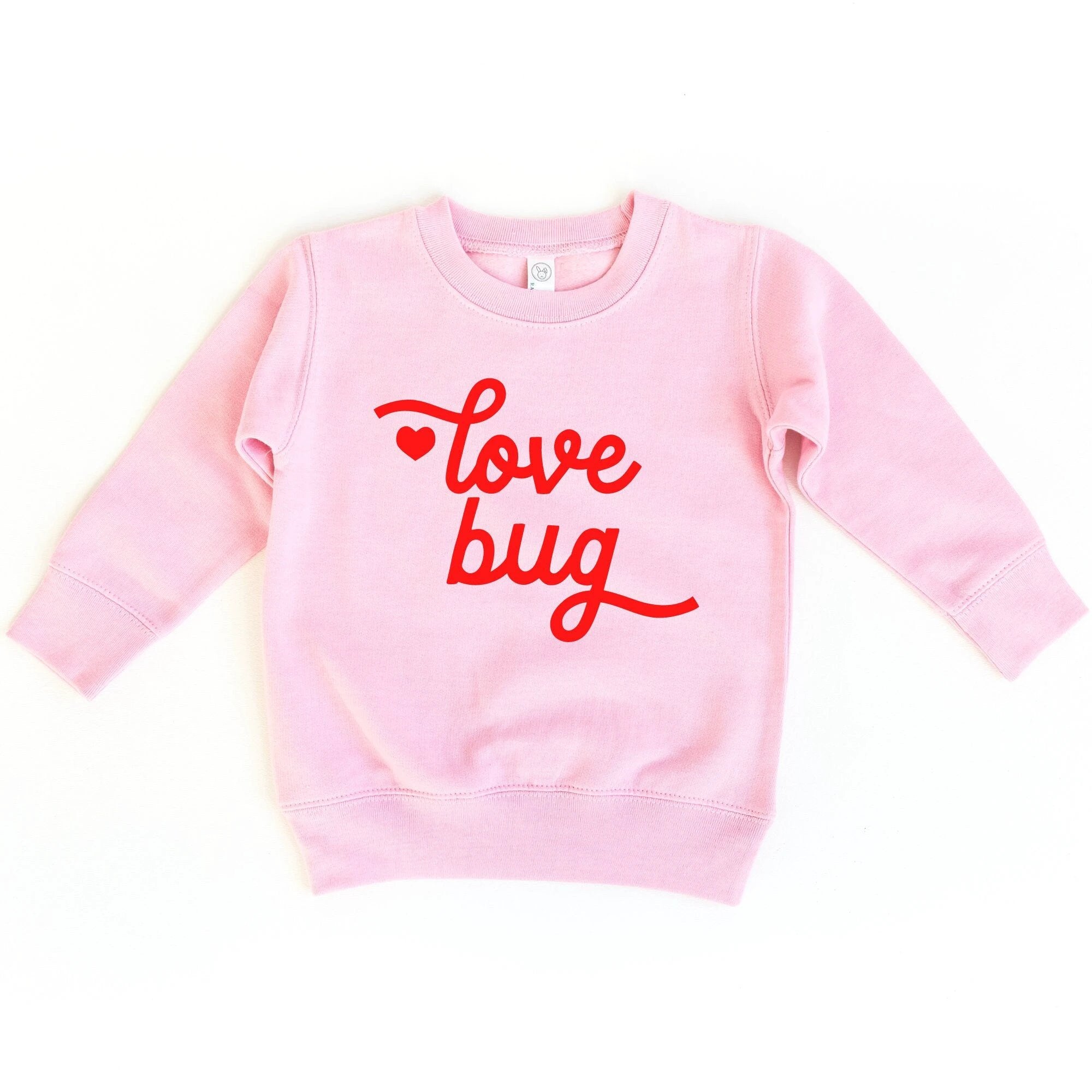 Love Bug toddler and youth Sweatshirt, Valentine's Day collection by Benny and Ray Apparel