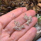 Celtic Dove Earrings - Scotland Jewelry