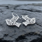 Celtic Dove Earrings - Scotland Jewelry
