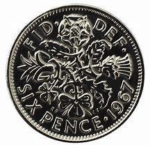 Tartan Thistle Ornament with Lucky Sixpence