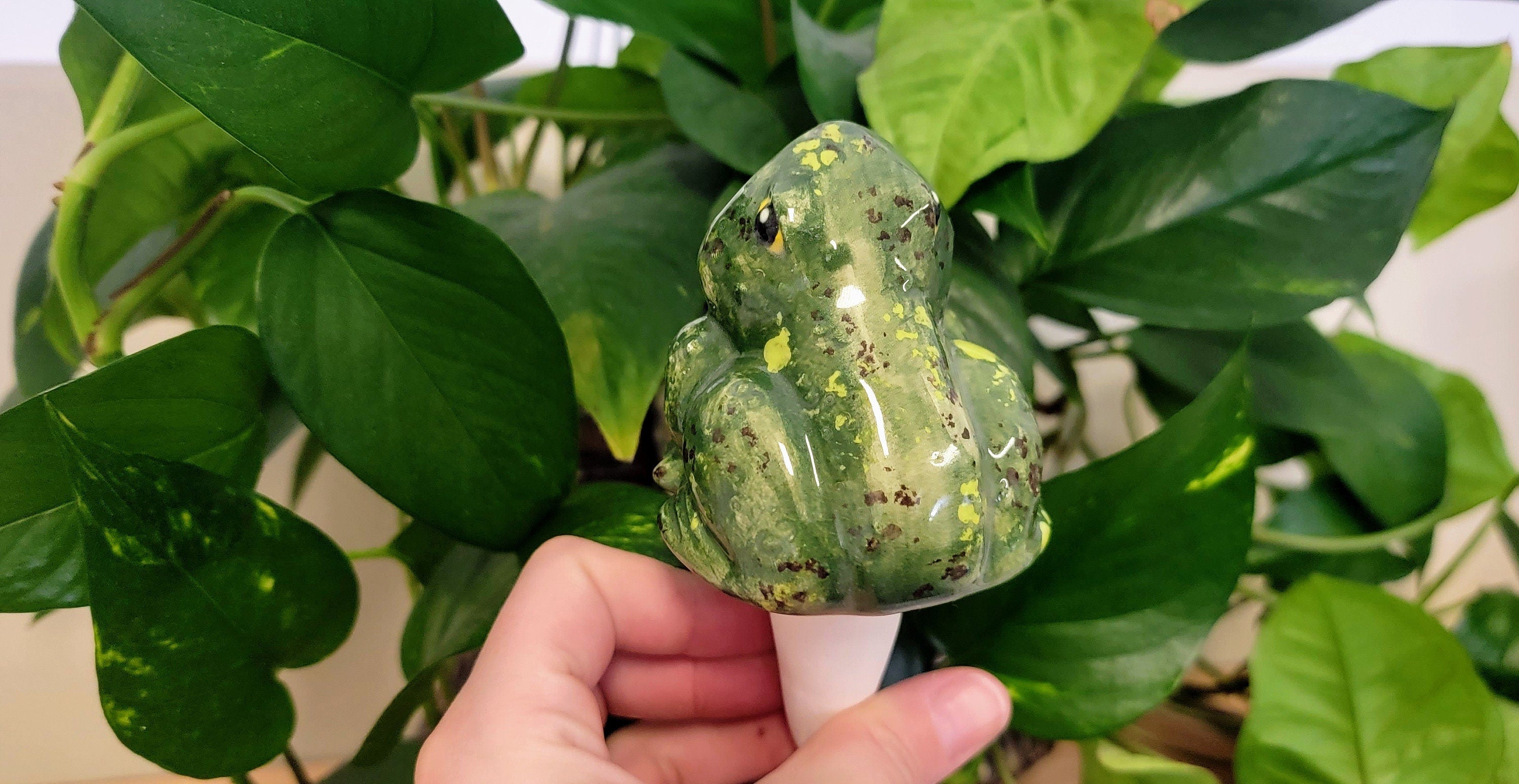 Open-Mouth Frog Plant Watering Spike