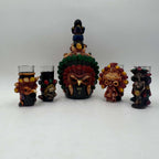 Handcrafted Mexican Shot Glass | Aztec Warrior Design