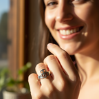 Tallisen Irish Claddagh Ring in Sterling Silver