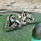 Chana Trinity Knot Post Earrings