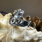 Tallisen Irish Claddagh Ring in Sterling Silver
