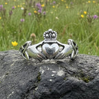 Finnea Irish Claddagh Ring in Sterling Silver