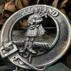 Bagpiper Scotland Brooch - Handmade in Scotland