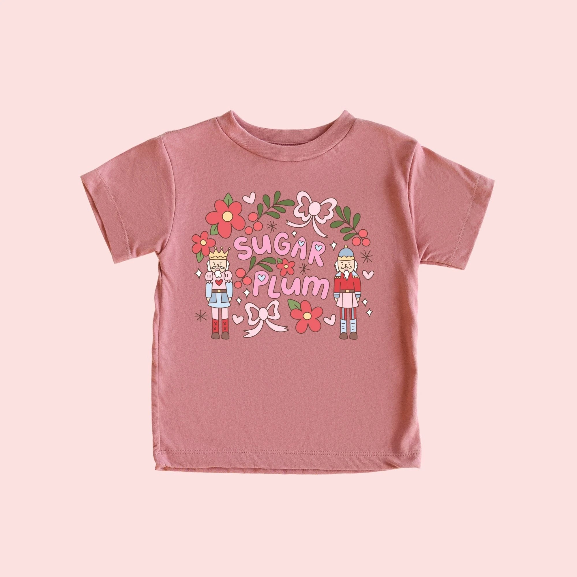 Sugar Plum Nutcracker toddler and youth tee shirt, Christmas collection by Benny and Ray Apparel