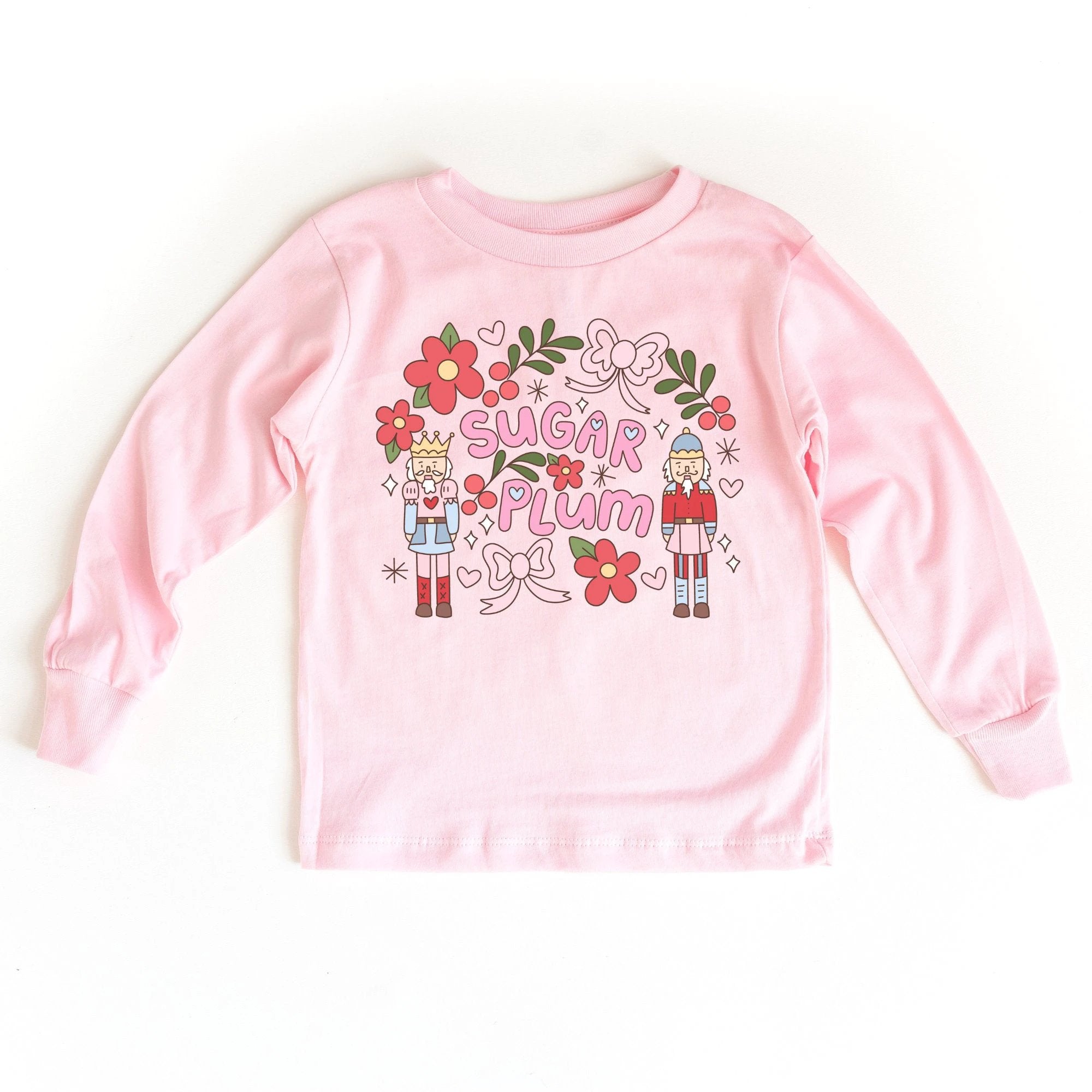 Sugar Plum Nutcracker toddler and youth tee shirt, Christmas collection by Benny and Ray Apparel