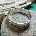 Gaelic Anam Cara Soulmate Ring in Sterling Silver