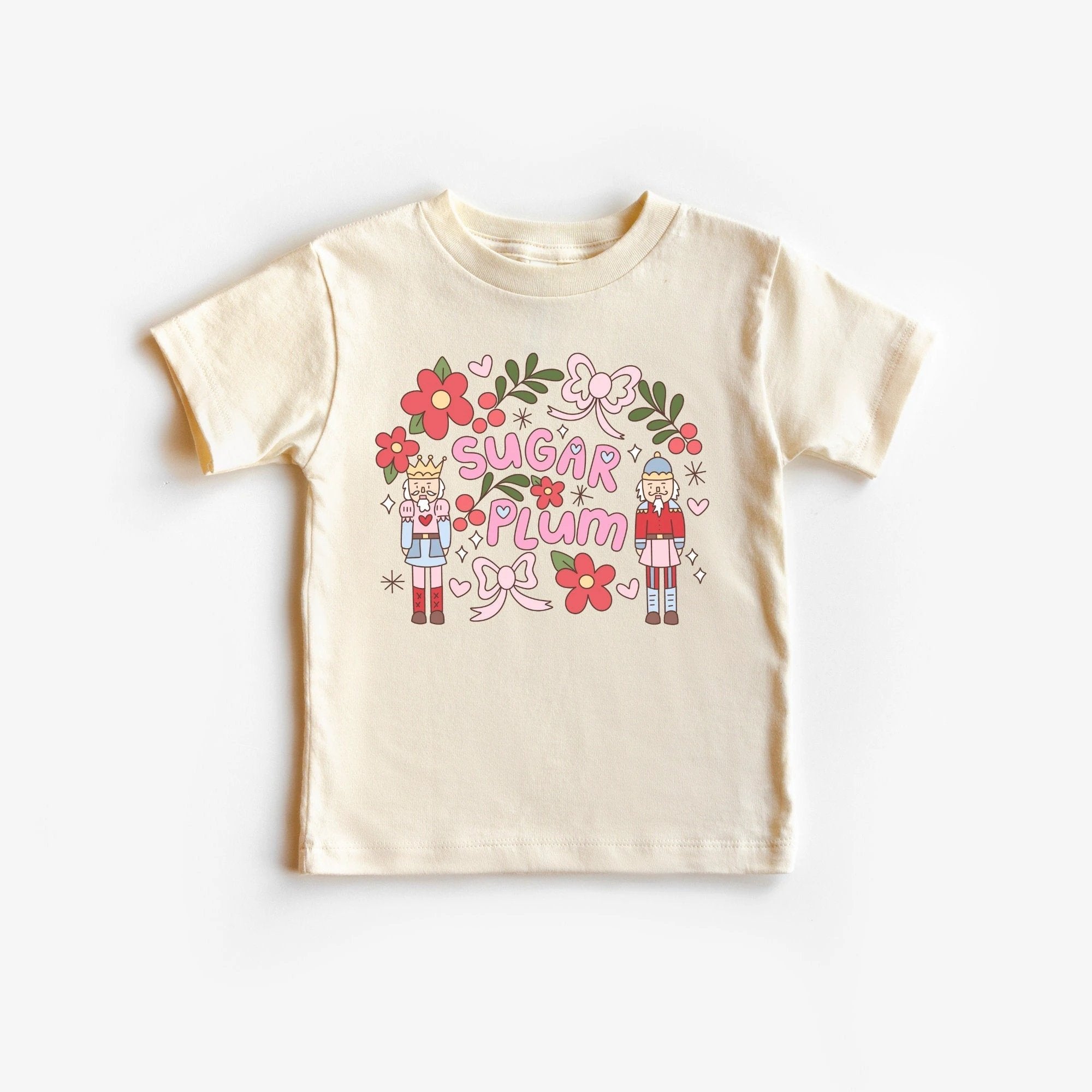 Sugar Plum Nutcracker toddler and youth tee shirt, Christmas collection by Benny and Ray Apparel