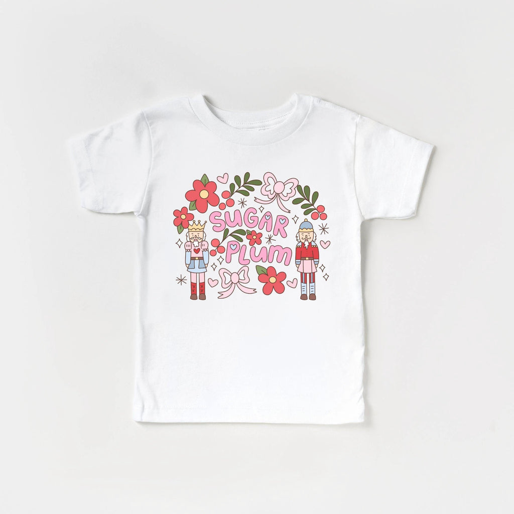 Sugar Plum Nutcracker toddler and youth tee shirt, Christmas collection by Benny and Ray Apparel
