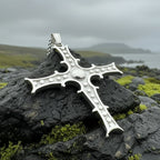Irish Cross of Cong Necklace in Sterling Silver