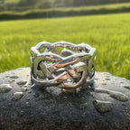 Classic Celtic Knot Ring in Sterling Silver