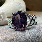 Boinne Opal Celtic Ring