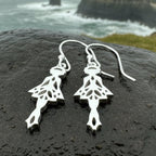Irish Dancer Earrings in Sterling Silver