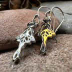 Irish Dancer Earrings in Sterling Silver