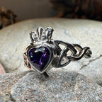 Agivey Irish Claddagh Ring in Sterling Silver