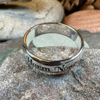 Harm None Wiccan Ring in Sterling Silver