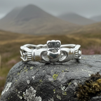 Folklore Irish Claddagh Ring in Sterling Silver